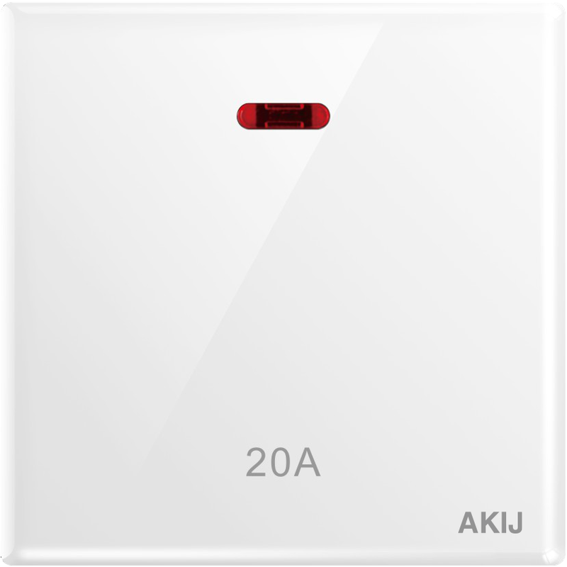 AKIJ Divine DP Switch 20A (Big Knob)-White - FDWDP291881