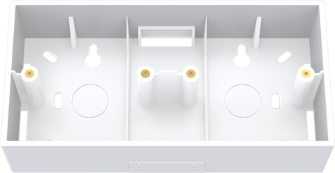 Akij 2 Gang Back Box - FGBBOX10159