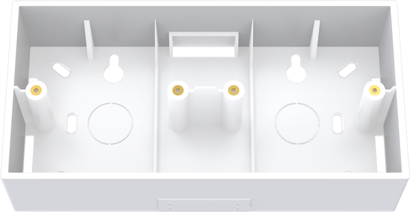 Akij 2 Gang Back Box - FGBBOX10159