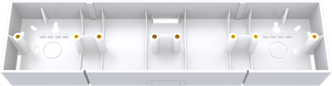 Akij 4 Gang Back Box - FGBBOX10161
