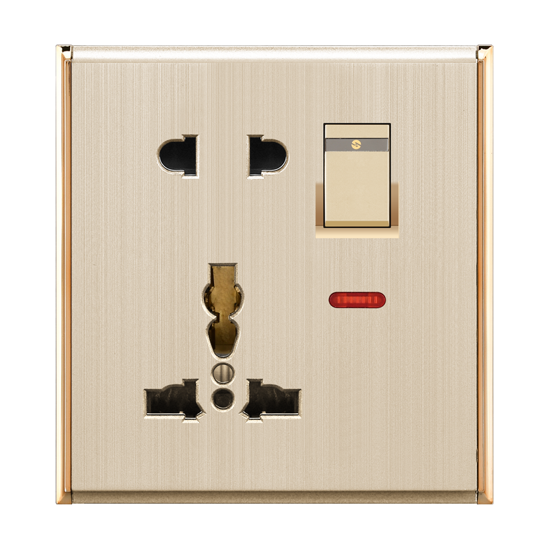 Akij Aura Multi Socket With Switch 13A - FGAMSS00012