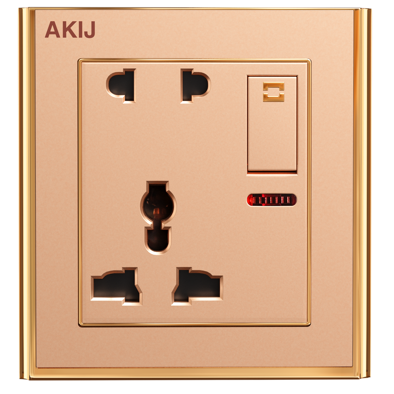 Akij Innova Multi Socket With Switch 13A - FGIMSS00056