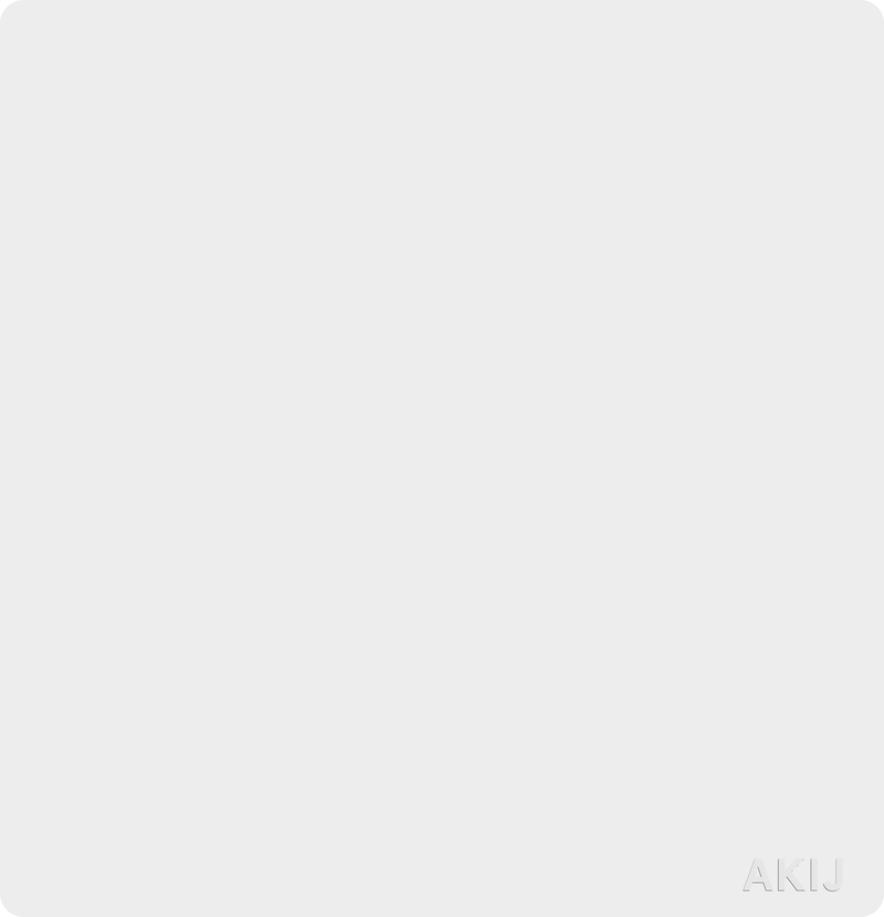 Akij Roma Blank Plate -White - FRBLNP10989