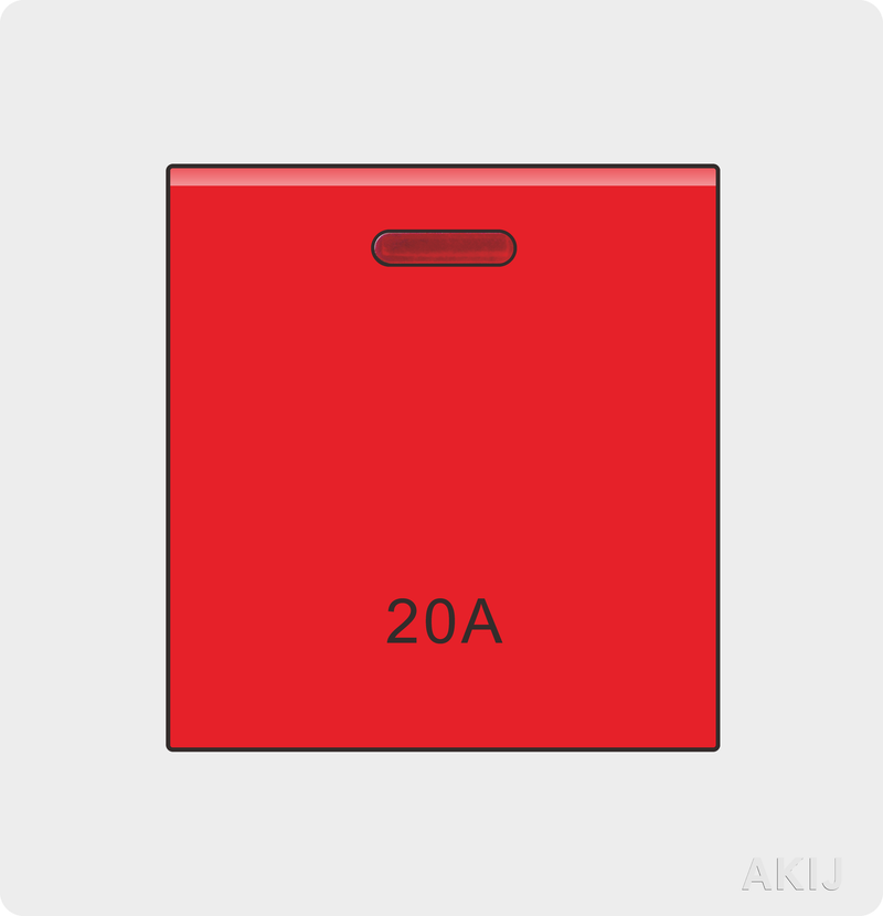 Akij Roma DP Switch 20A -White - FRDP2010976