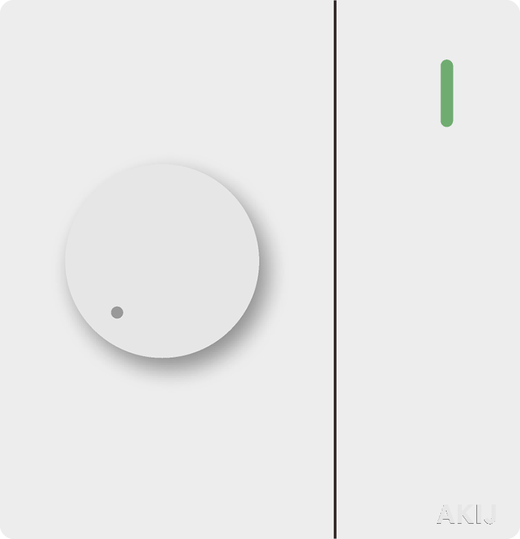 Akij Roma Fan Dimmer With 1 Way Switch- White - FRFD1W10978