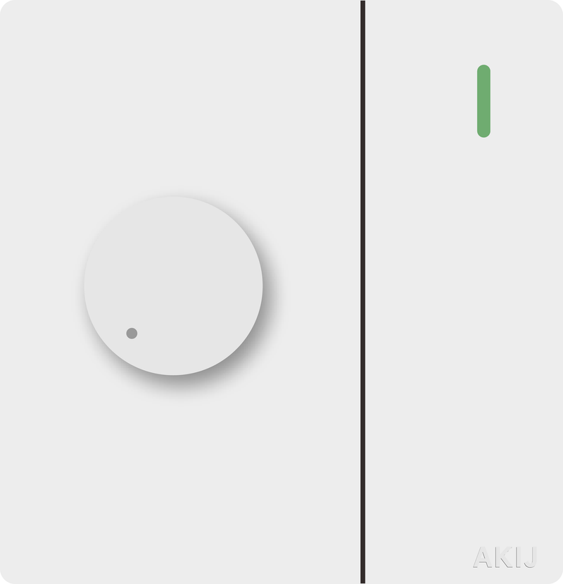 Akij Roma Fan Dimmer With 2 Way Switch- White - FRFD2W10979