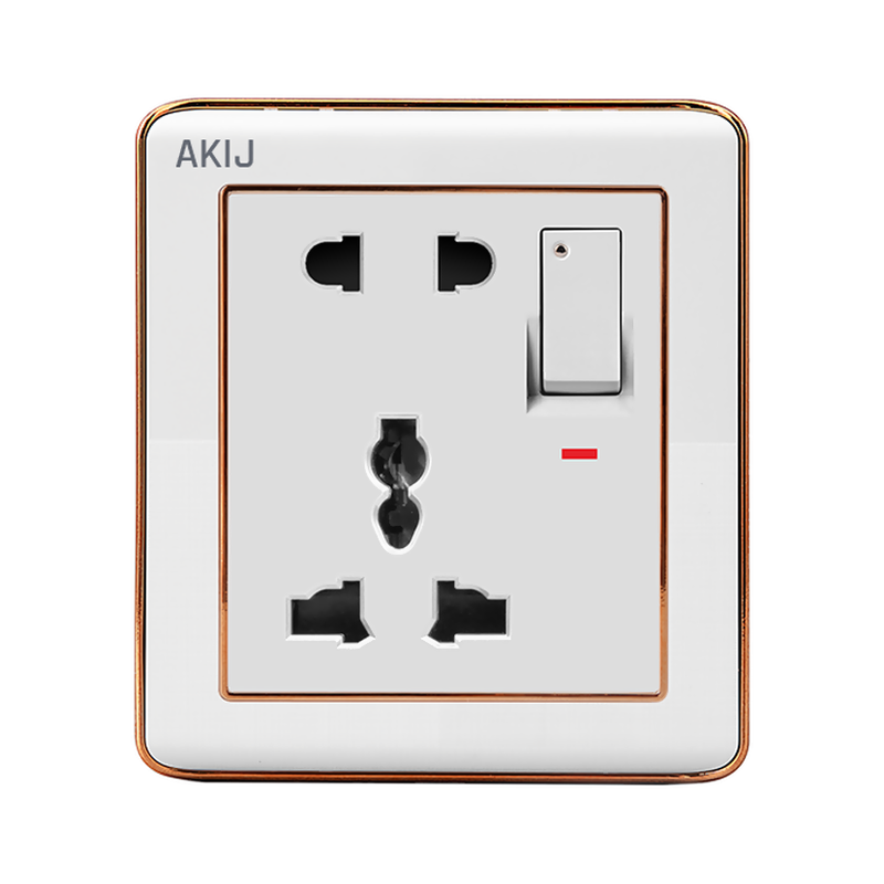 Akij Delight Multi Socket With Switch 13A - FGDMSS00034