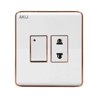 Akij Delight 2 Pin Socket With Switch