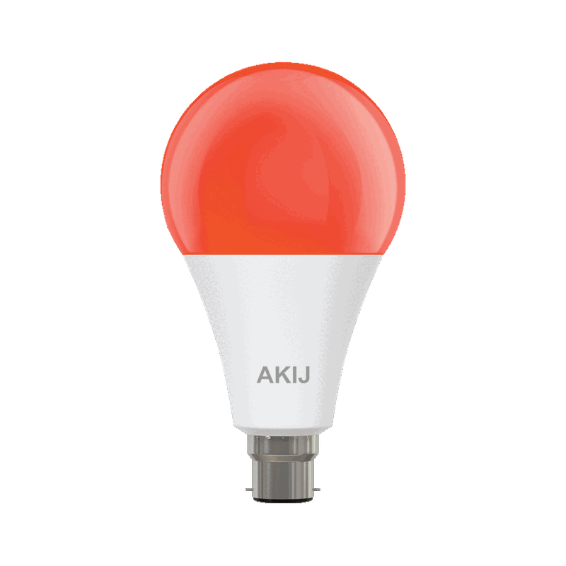 Akij Super Color AC LED Bulb-12W B22 RED - FGLBB223061