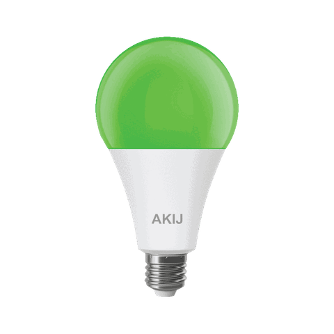 Akij Super Color AC LED Bulb-7W E27 GREEN - FGLC7W10424