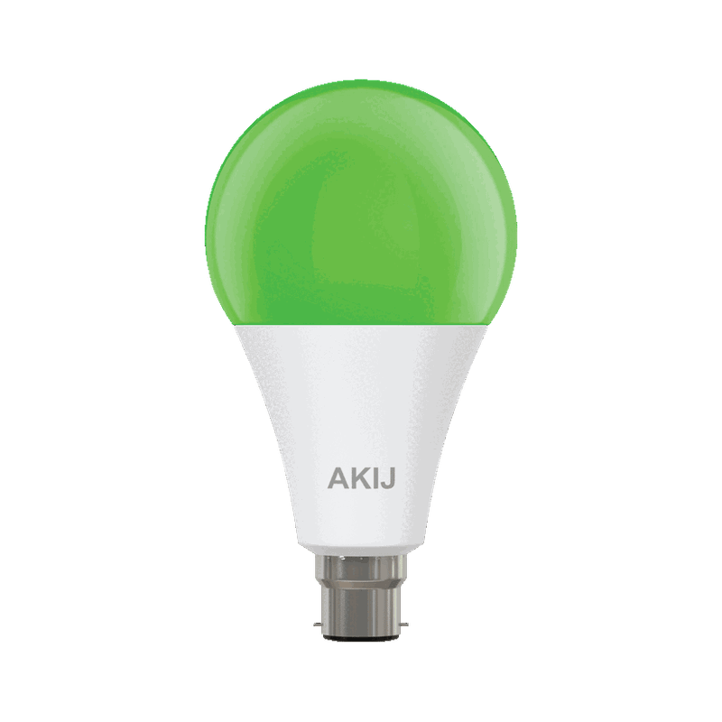 Akij Super Color AC LED Bulb-7W B22 GREEN - FGLC7W10423