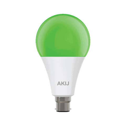 Akij Super Color AC LED Bulb-7W B22 GREEN - FGLC7W10423