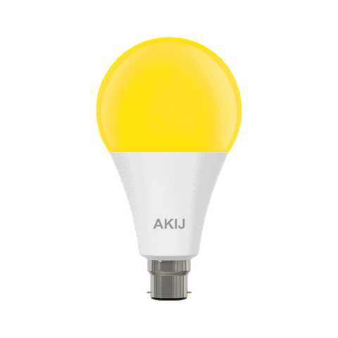 Akij Super Color AC LED Bulb-7W B22 Yellow - FGLC7W10427