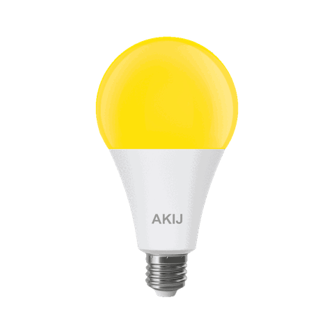 Akij Super Color AC LED Bulb-12W E27 Yellow - FGLE1210628