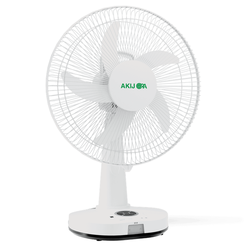 AKIJ ORA BLDC Rechargeable Table Fan 16 Inches-White - FGTF1693404-COPY-t30