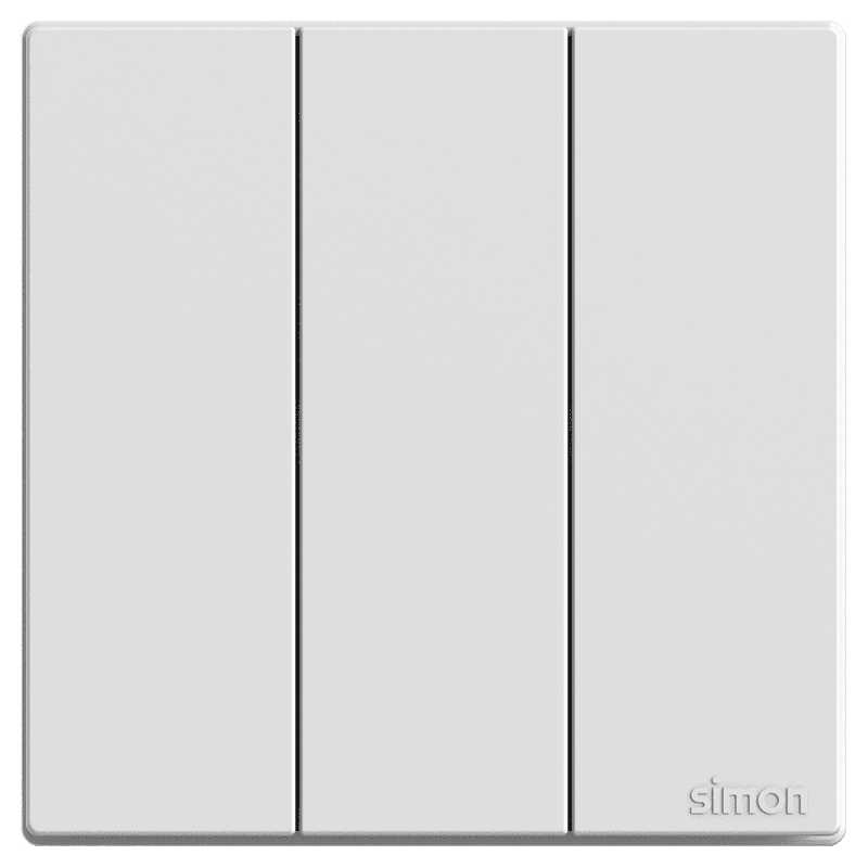 M3 White 3 Gang 1 Way Switch - FGM3G190394