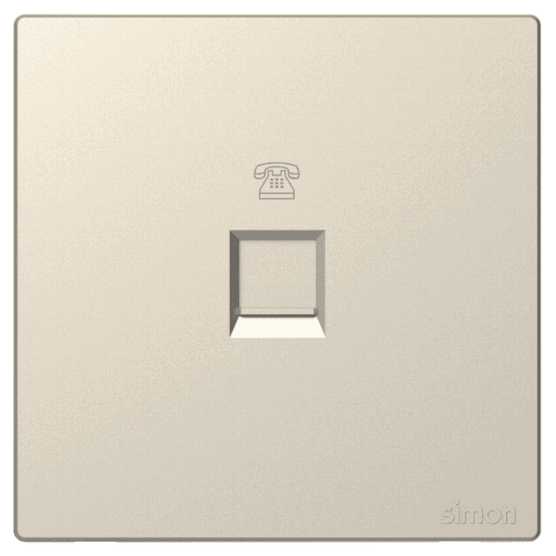 M3 Champagne Telephone Socket - FMCTLS90422