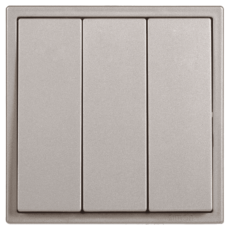 I7 Champagne 3 Gang 1 Way Switch - FI73G190430