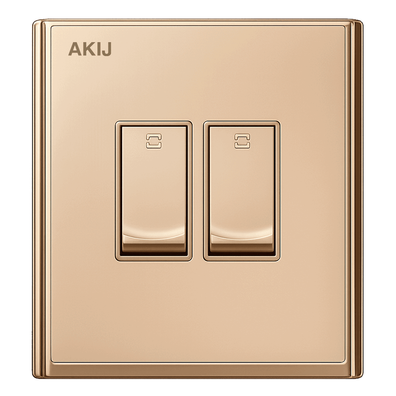 Akij Innova 2 Gang 2 Way Switch - FGI2G2W0048