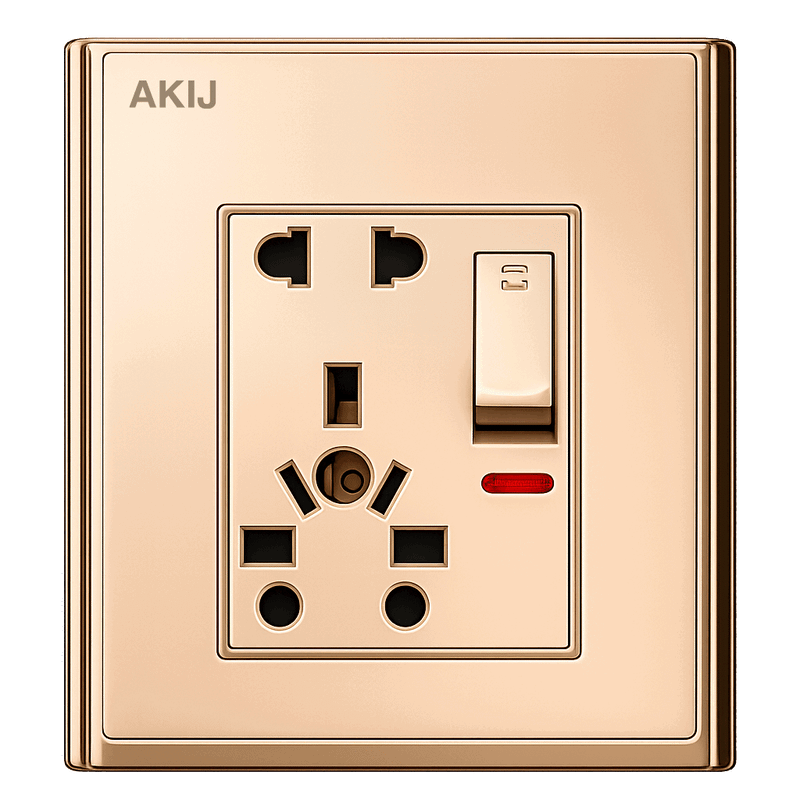 Akij Innova Combination Socket With Switch 13A - FGICSS00059