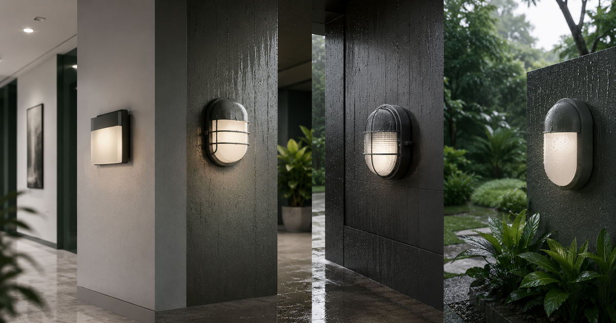 IP Ratings Explained: What IP20, IP44, IP54 and IP65 Mean