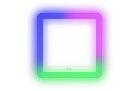 Akij LED Panel Light Square Surface 12W+4W Rainbow - FGPLSS91043
