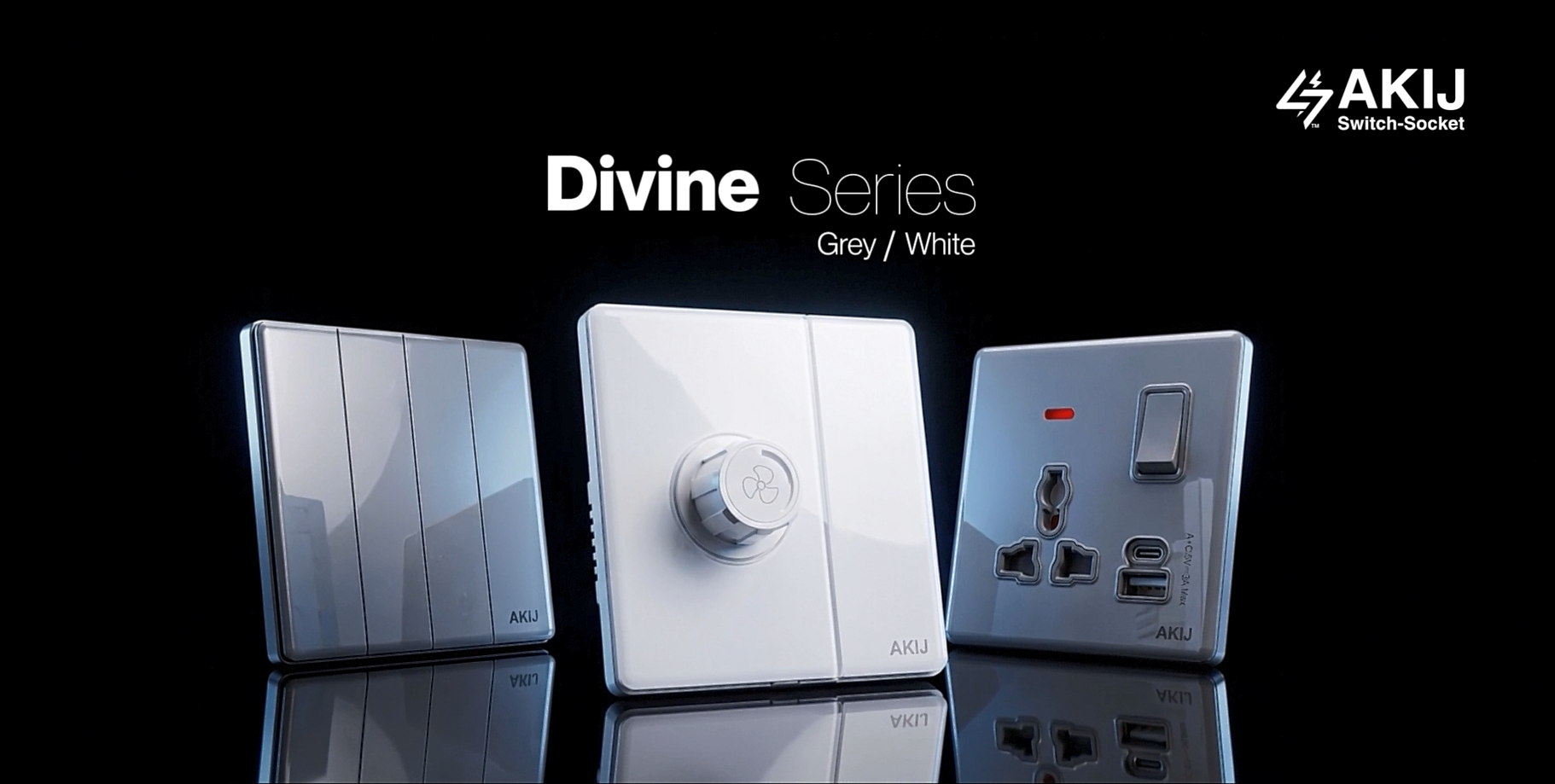 AKIJ Electricals Introduces the New Divine Switch-Socket Series